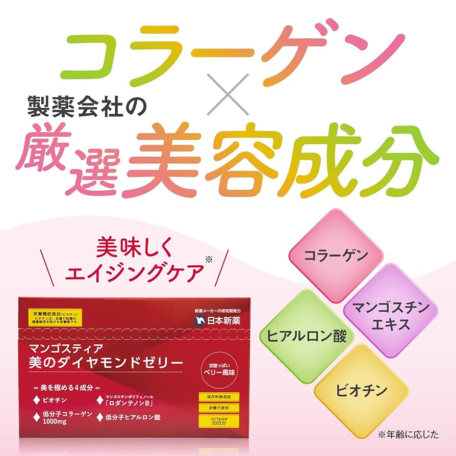 Amazon | 日本新薬 コラーゲンゼリー 30本(約30日分) [栄養機能